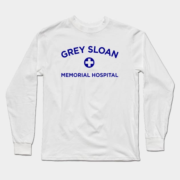 Grey Sloan Memorial Hospital Long Sleeve T-Shirt by anema